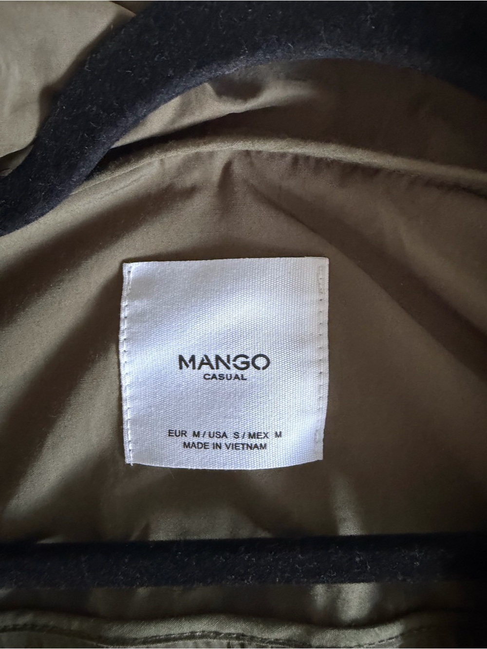 Mango Olive Utility Drawstring Parka Jacket - Picture 2 of 2